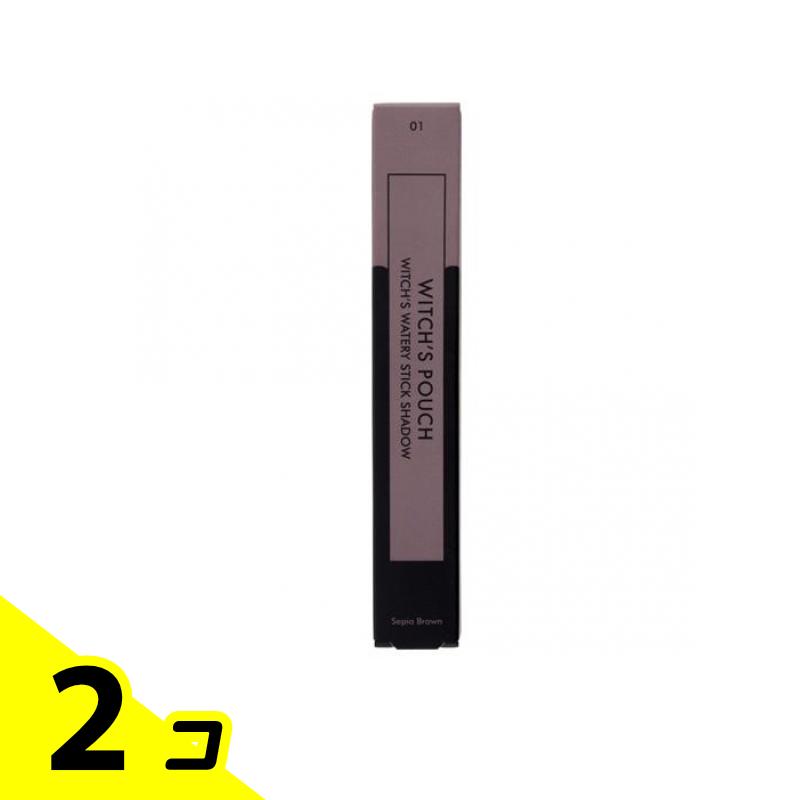 Witch’s Pouch(ウィッチズポーチ) ウォータリースティックシャドウ #01 セピアブラウン 1.4g 2個セット