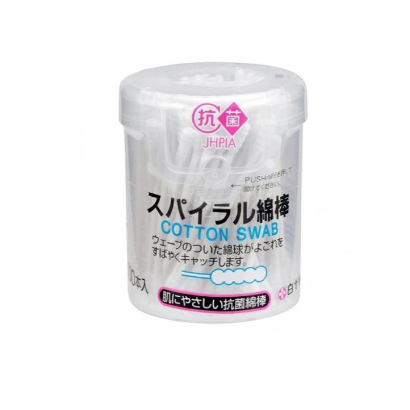 白十字 スパイラル綿棒 100本