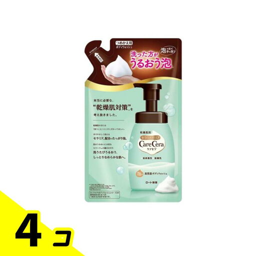 ケアセラ 泡の高保湿ボディウォッシュ ピュアフローラルの香り 385mL (詰め替え用) 4個セット ケアセラ 泡の高保湿ボディウォッシュ ピュアフローラルの香り 385mL (詰め替え用) 4個セット