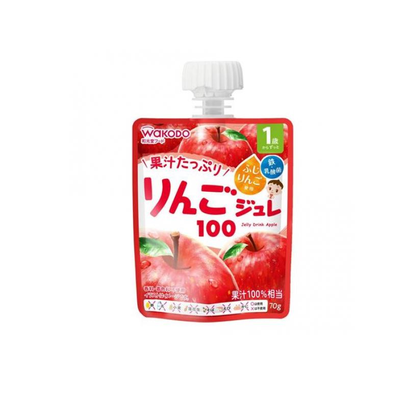 和光堂 1歳からのMYジュレドリンク りんご100 70g