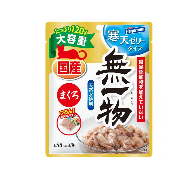 はごろもフーズ 無一物(むいちもつ) 猫用パウチ 寒天ゼリー まぐろ 120g