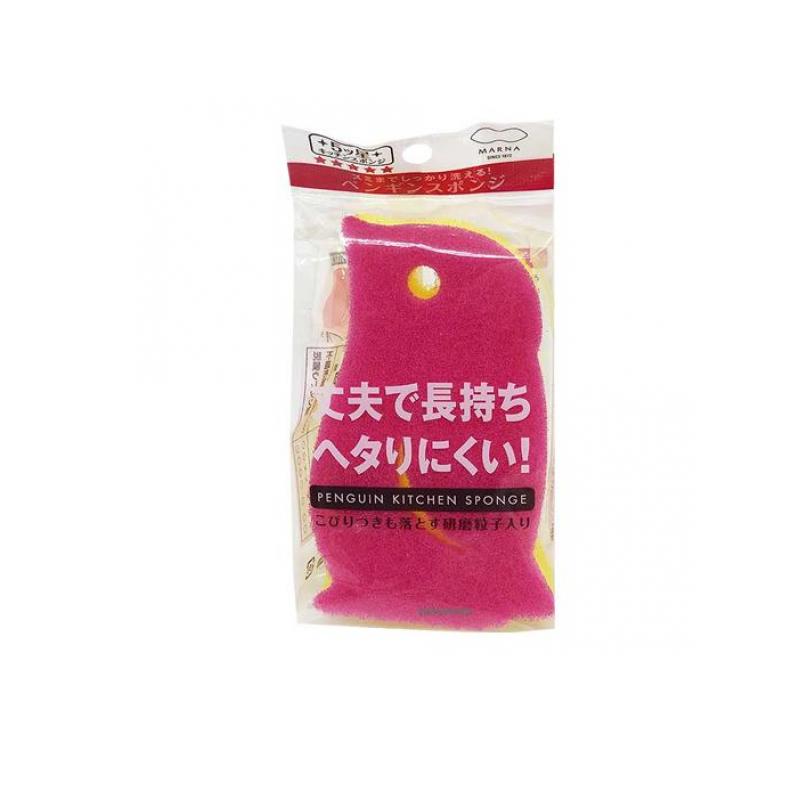 マーナ ペンギンスポンジ 1個入 (ディープピンク K266DP)