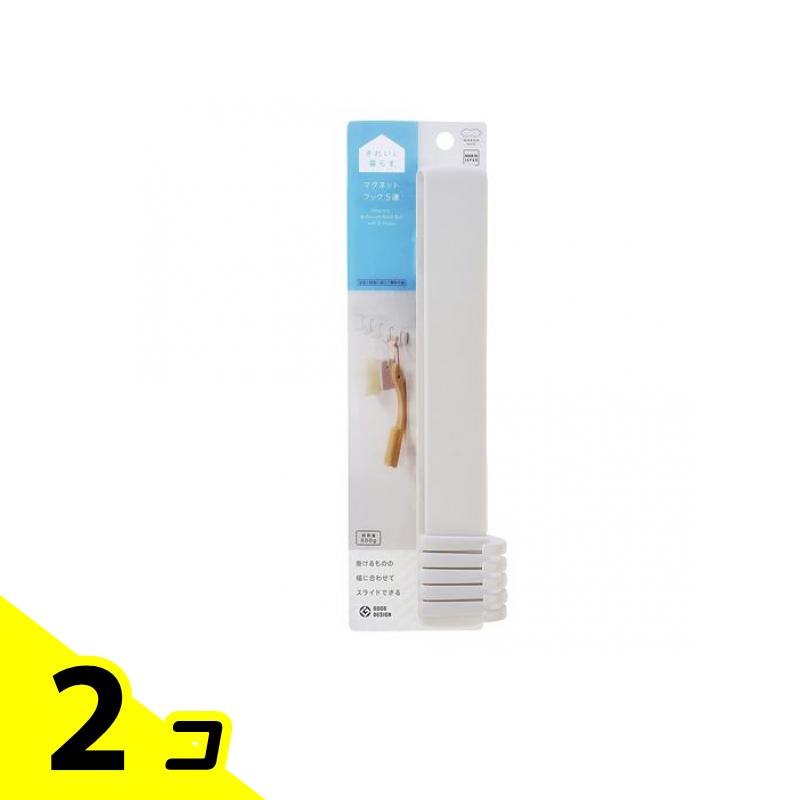 マーナ マグネットフック5連 W620W 1個入 2個セット