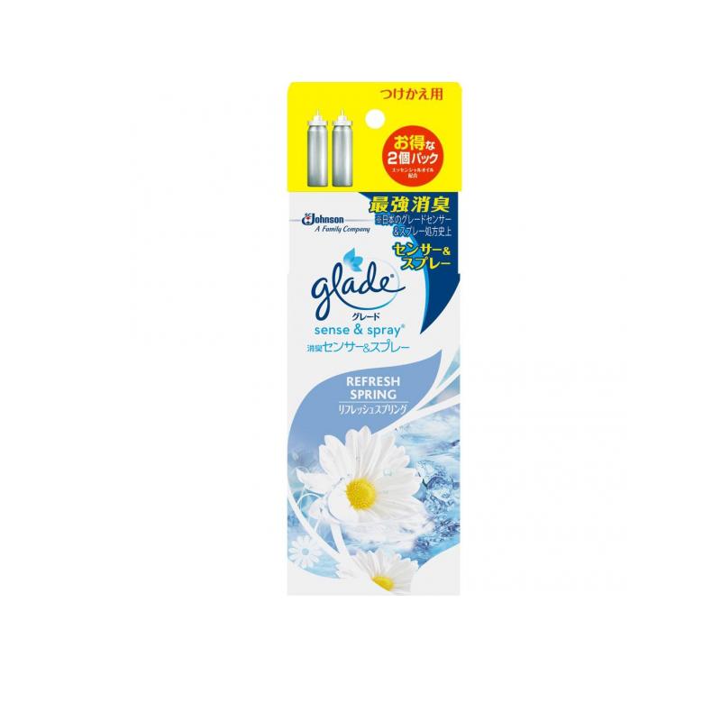 glade グレード 消臭センサー&スプレー つけかえ用 リフレッシュスプリング 18mL× 2本入のサムネイル