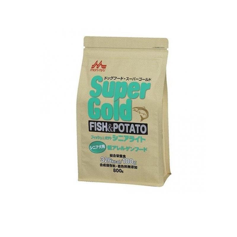 森乳 スーパーゴールド フィッシュ&ポテト シニアライト シニア犬用 800g