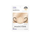 MASCODE マスコード 3Dマスク M 29ベージュ×ブラック紐 7枚入