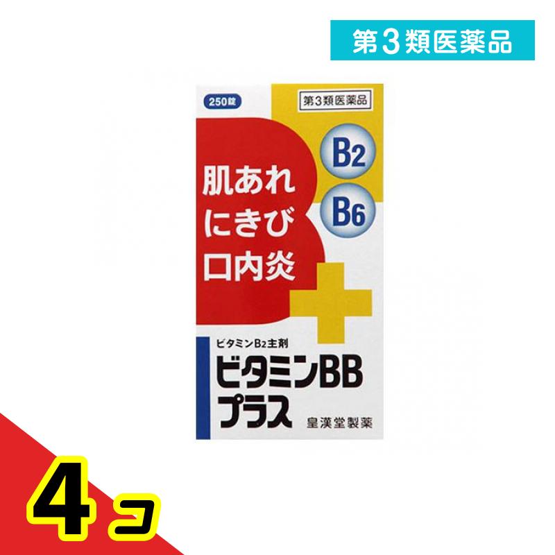 第3類医薬品 ビタミンBBプラス「クニヒロ」 250錠 4個セット