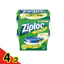 Ziploc(ジップロック) スクリューロック 300mL (×2個入り) 4個セット(4)