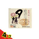 夕顔 天然蚊とり線香 50巻入 4個セット