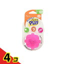 Hartz(ハーツ) 犬用おもちゃ デュラプレイ ボール Sサイズ 1個入 (ネオンピンク) 4個セット