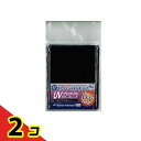 TCGジャストサイズ UVプロテクトカラースリーブ クリアブラック 50枚入 (CAC-SL28) 2個セット