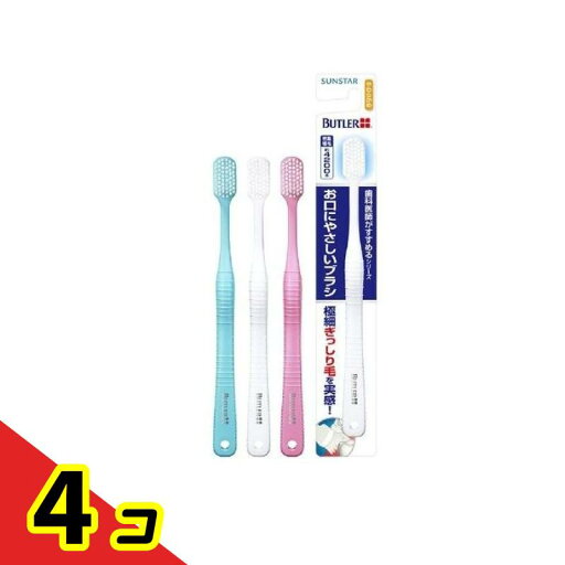 バトラー お口にやさしいブラシ 1本 (やわらかめ) 4個セット バトラー お口にやさしいブラシ 1本 (やわらかめ) 4個セット