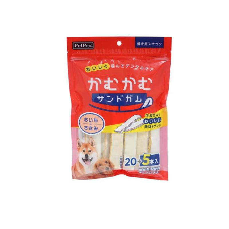 ペットプロ かむかむサンドガム おいも&ささみ 20+ 5本入