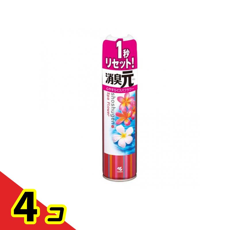 トイレの消臭元スプレー 280mL (心やすらぐスパフラワー) 4個セット