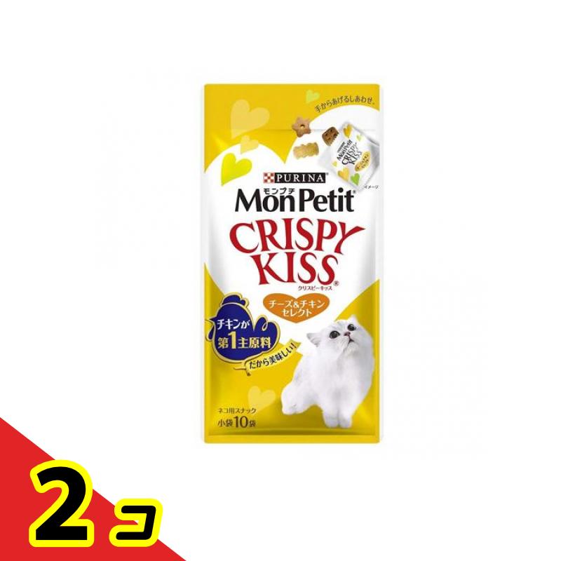 ピュリナ モンプチ クリスピーキッス チーズ&チキンセレクト 3g (×10袋) 2個セット