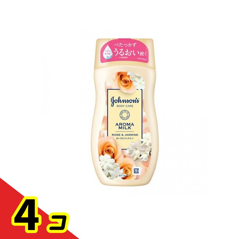 ジョンソンボディケア エクストラケア アロマミルク ローズとジャスミンの香り 200mL 4個セット