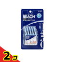 REACH リーチ 高濃度フッ素1450 ゴム歯間ブラシ ケース付き 60本入 2個セット