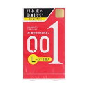 6個セット8個セット12個セット※商品リニューアル等によりパッケージ及び容量は変更となる場合があります。ご了承ください。・ポリウレタン製で薄さ0.01ミリ・大きめサイズ 商品名 オカモトゼロワンLサイズ3個 内容量 3個 商品説明 ・ポリウレタン製で薄さ0.01ミリ・大きめサイズ 用法・容量/使用方法 コンドームの使用は、1個につき1回限りです。毎回、新しいコンドームをご使用ください。この製品は、取扱い説明書を必ず読んでからご使用ください。コンドームの適正な使用は、避妊に効果があり、エイズを含む他の多くの性感染症に感染する危険を減少しますが、100%の効果を保証するものではありません。 使用上の注意 コンドームの使用は、1個につき1回限りです。毎回、新しいコンドームをご使用ください。この製品は、取扱い説明書を必ず読んでからご使用ください。コンドームの適正な使用は、避妊に効果があり、エイズを含む他の多くの性感染症に感染する危険を減少しますが、100%の効果を保証するものではありません。 保管上の注意 包装に入れたまま、直射日光や高温多湿の場所を避け涼しい所に保管して下さい。防虫剤等の揮発性物質と一緒に保管しないでください。 原材料/成分 ポリウレタン 販売、発売、製造、または輸入元 オカモト株式会社 お問合せ先 オカモト株式会社 原産国 日本 広告文責　株式会社クスリのアオキ