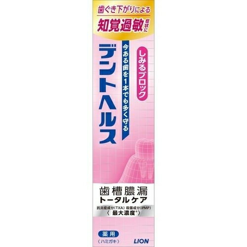 デントヘルス薬用ハミガキしみるブロック 115g デントヘルス薬用ハミガキしみるブロック 115g