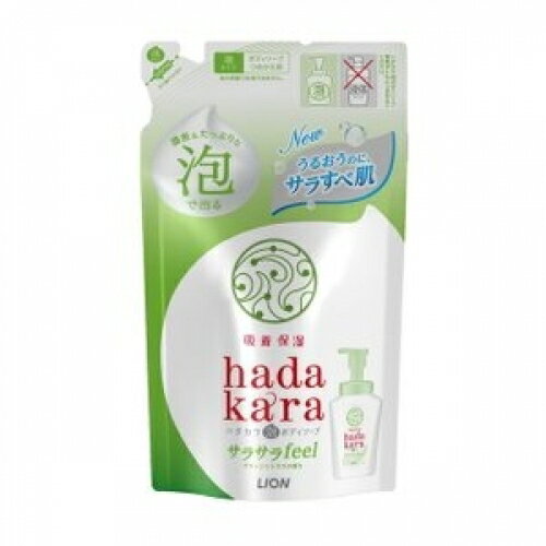 ハダカラ 泡で出てくるサラサラfeelタイプ グリーンシトラスの香り / 詰替え / 420ml / グリーンシトラス