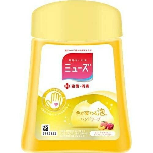 ミューズ ノータッチ泡ハンドソープ 付替ボトル ピーチ＆ローズの香り 250ml