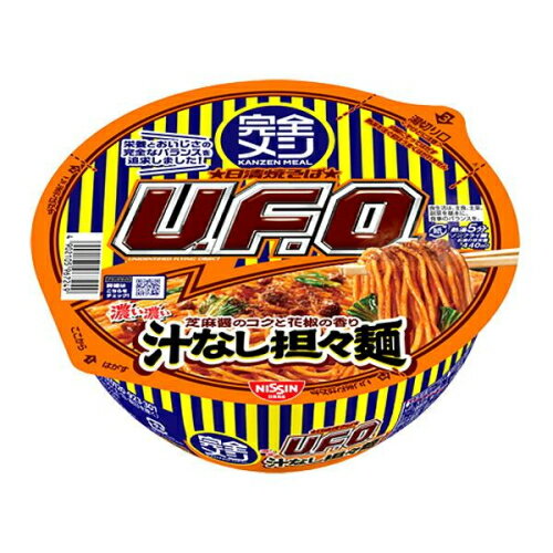 完全メシ 日清焼そばU.F.O. 汁なし担々麺 128g×12個