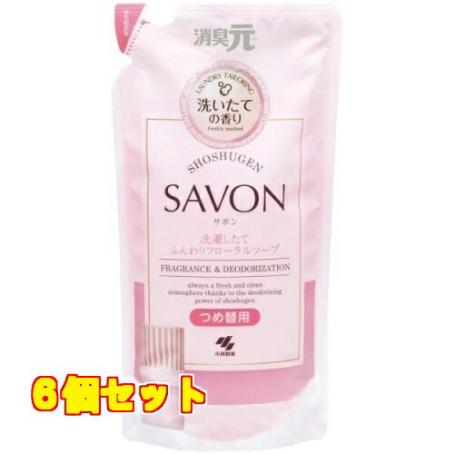 L SAVON 󂵂Ăӂt[\[v̍ ߑ֗p 400ml~6