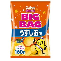 カルビー ポテトチップス ビッグバッグ うすしお味 160g×12個