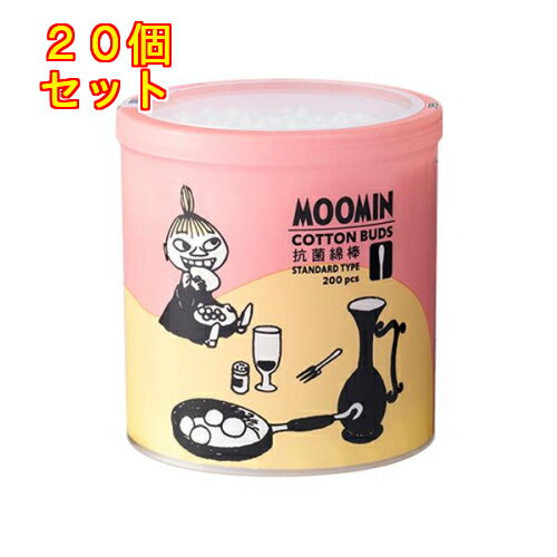 MOOMIN 抗菌綿棒 200本入×20個