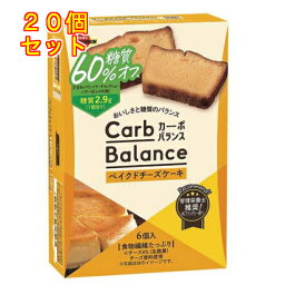 カーボバランス ベイクドチーズケーキ 6個入×20個