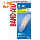 バンドエイド 透明 Mサイズ 20枚入×10個