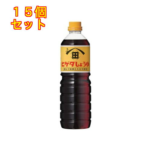 キッコーマン ヒゲタ こいくちしょうゆ 1L×15個 キッコーマン ヒゲタ こいくちしょうゆ 1L×15個