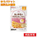 【ゆうパケット送料込み】食育レシピR12鮭と野菜の炊き込みごはん　80g