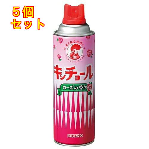 キンチョール ローズの香り 450ml×5個