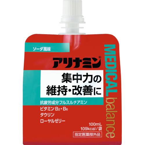 【指定医薬部外品】アリナミンメディカルバランス ソーダ風味 100mL×6個