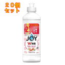 P&G ジョイ W除菌 食器用洗剤 贅沢グレープフルーツ キャップ付き 詰替用 300mL×20個