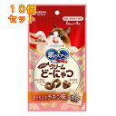 ユニ・チャーム 銀のスプーン お魚味クリーム どーにゃつまぐろ入りチキン味 猫用 4袋入×10個