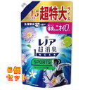 P&G レノア 超消臭 1WEEK SPORTS フレッシュシトラスの香り 詰め替え 超特大 1380mL×6個