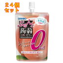 オリヒロ ぷるんと蒟蒻ゼリー スタンディング カロリー0 白桃 130g×24個