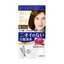 サロンドプロ　無香料ヘアカラー　早染めクリーム（白髪用）4＜ライトブラウン＞1剤40g・2剤40g