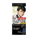 サロンドプロ ワンプッシュメンズカラー（白髪用）7＜ナチュラルブラック＞1剤50g 2剤50g ボリュームシャンプー10mL