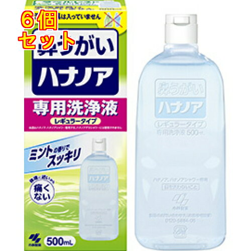 ハナノア 専用洗浄液 500ml×6個