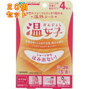 温熱シート 温女子4枚入×20個