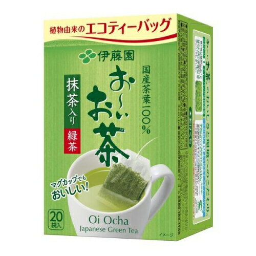 伊藤園 エコティーバッグ お〜いお茶 抹茶入り緑茶 1箱 5個