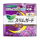 ロリエ スリムガード 夜用300 ラベンダーの香りつき 多い夜用 30cm 羽つき 14個入
