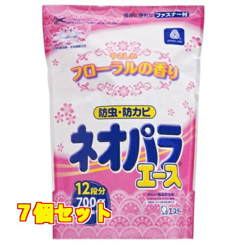 エステー ネオパラエース 引き出し・衣装ケース用 やさしいフローラルの香り 700g×7個