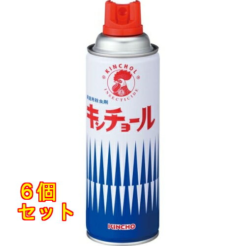 キンチョール ハエ・蚊殺虫剤スプレー 450ml×6個