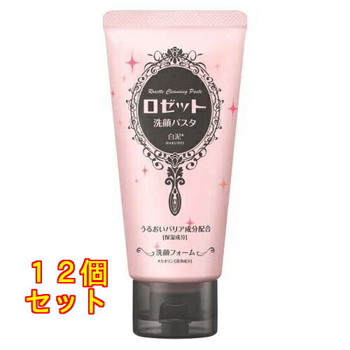 ロゼット 洗顔パスタ 白泥 120g×12個