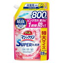 バスマジックリン 泡立ちスプレー スーパー泡洗浄 アロマローズ つめかえ用 800mL×15個