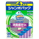 スクラビングバブル トイレスタンプ消臭成分in クリアジャスミンの香り 付け替え ジャンボパック 38g×4本入